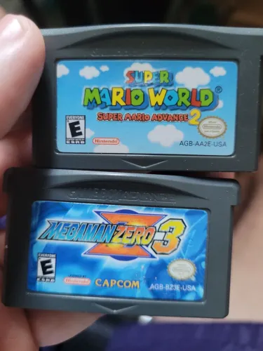 Megaman Zero 3 e Super Mario world 2 GBA original