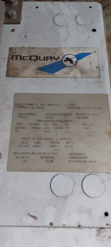 CAMARA FRIA RESFRIAMENTO (DESMONTADA)