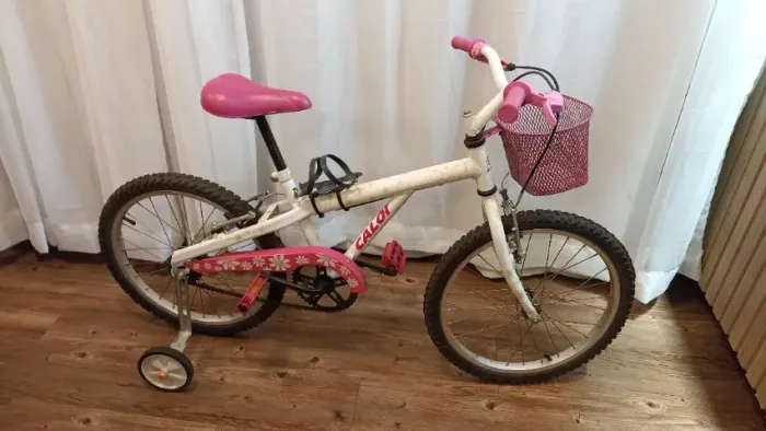 Bicicleta Caloi Aro 20 Impecável com Rodinha e Cesto