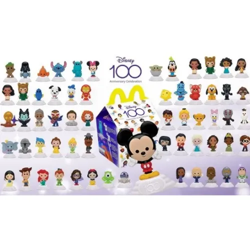 Coleção Completa Disney 100 Anos McDonald's - 62 Figuras Originais Lacradas