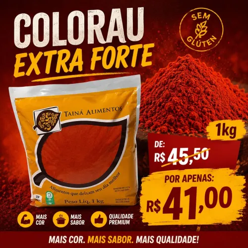COLORAU EXTRA FORTE 1KG SEM GLÚTEN