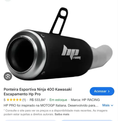 PONTEIRA HP Racing Universal 