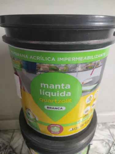 Manta liquida quartzolit branca
