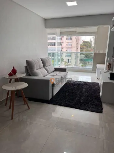 Apartamento com 1 dormitório para alugar, 57 m² por R$ 5.714,23/mês - Vila Ema - São José 