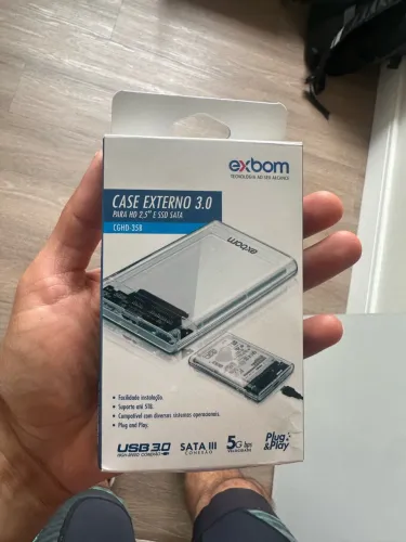case externo para HD ou SSD SATA