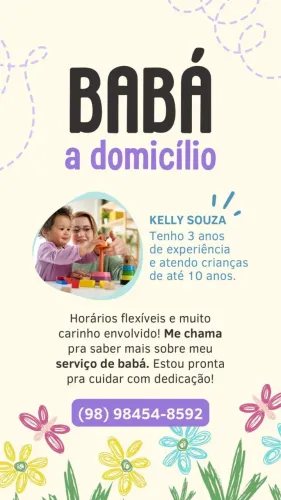 Babá disponível