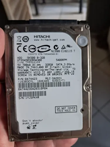 HD para notebook DVR e videogame diversos 