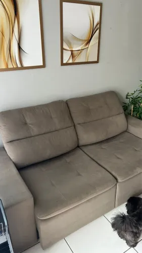 Sofá retrátil 3 lugares