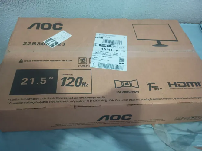 Monitor AOC 21,5 polegadas 120hz Full HD