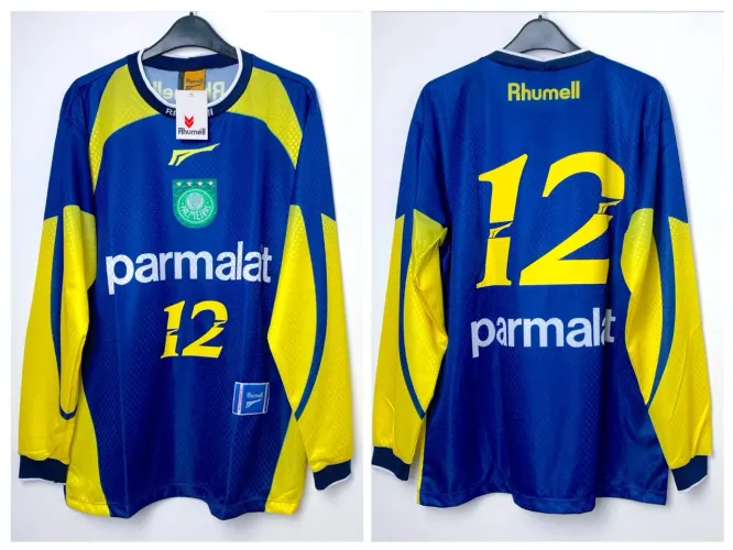 Camisa Rhumell Palmeiras Goleiro 1999/2000 Mod 1 São Marcos Libertadores Mundial Reedição