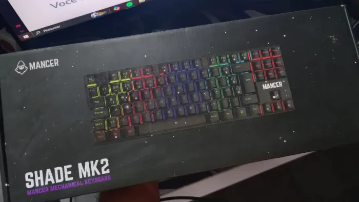 Teclado Mecanico Gamer Mancer Shade MK2 (Acompanha a caixa original)