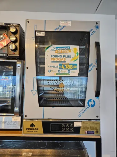 forno turbo 8 formas com vapor