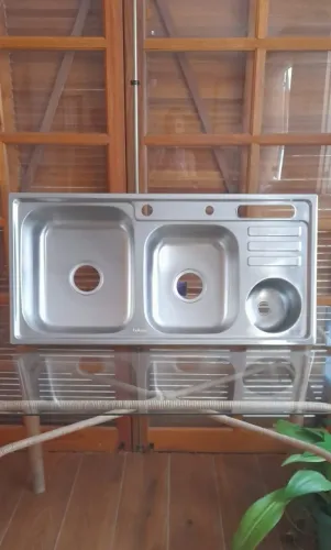Cuba dupla inox