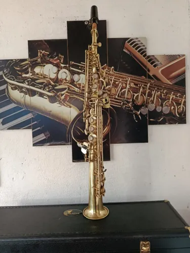 Saxofone Soprano Eagle 506 Revisado Envio para Todo Brasil