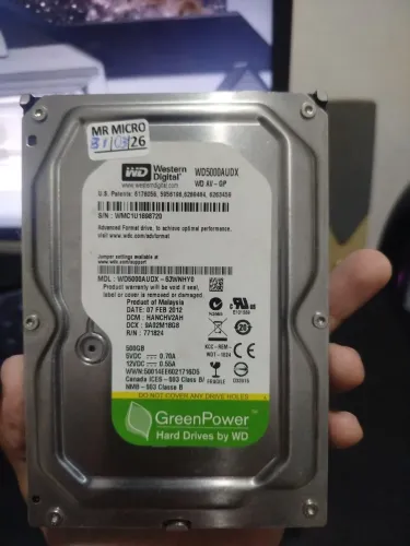 HD 512 GB praticamente novo e com garantia de 1 ano