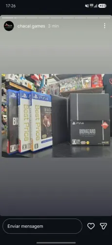 Biohazard Box PS4 Vol 1 (RE0/RE, RE2 e RE3) Importado Raro