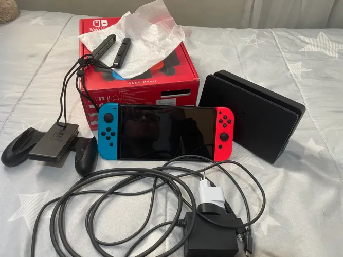 Nintendo Switch Oled Neon Desbloqueado