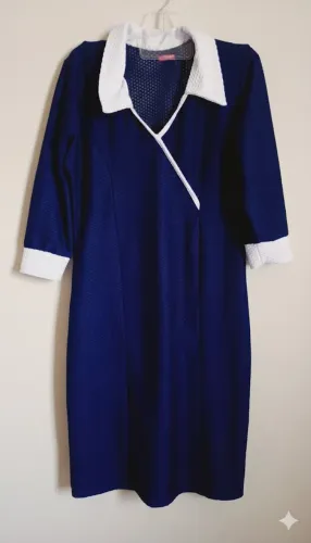 Vestido azul marinho G