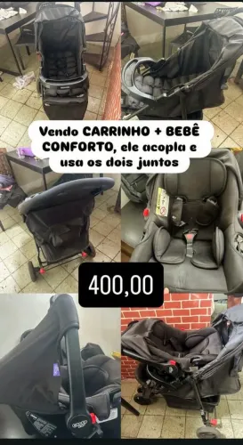 CARRINHO BEBÊ CONFORTO 2X1