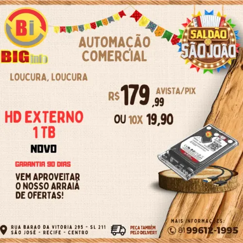Hd Externo 1 Tera Portátil Usb 3.0 Para Notebook Ps4 Ps5 Xbox One E Series Ideal Para Game