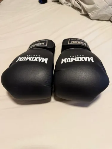 Luva de Boxe E Muay Thai - Maximum Boxing Tamanho 14 Oz + Bandagem 5m punch
