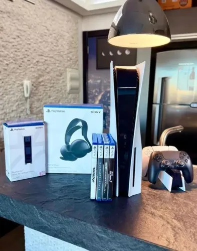PS5 Playstation 5 Completo com Jogos