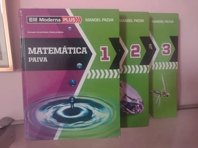 LIVROS MATEMÁTICA MANOEL PAIVA
