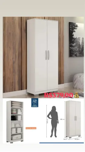 Armário Multiuso Duas Portas