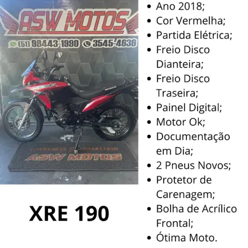 Honda XRE 190 2018