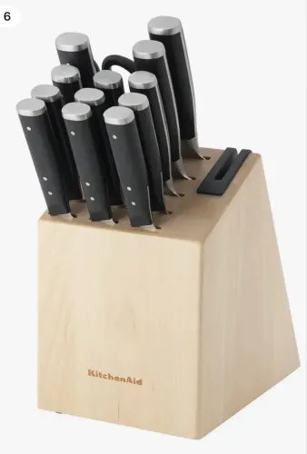Kit KitchenAid 14 peças + Cepo + Afiador