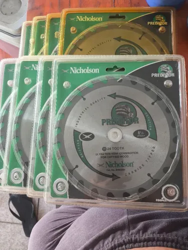 Disco pra serra circular lote com 8 um 8 1/4" ou 210 mm 