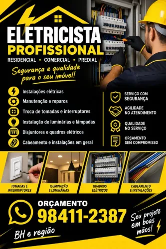 Eletricista Instalações e Manutenções