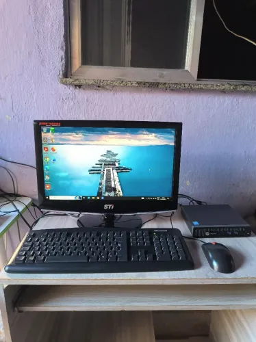 Mini Computador HP Completo pronto para usar Com Windows 10 e Office 2021