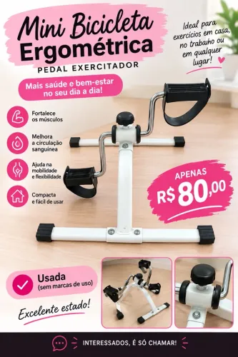 Vendo mini bicicleta ergométrica fisioterapia 