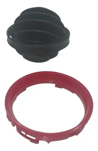Kit Difusores De Ar Vw Gol Rock In Rio 2012 G5 Aro Vermelho