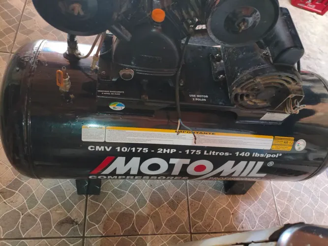 Compressor de ar moto mil 175 litros