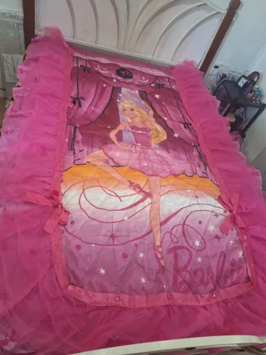 Colcha de solteiro Barbie Princesa Bailarina