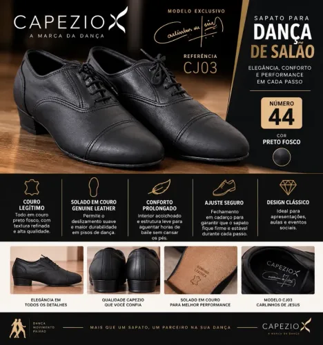 Sapato dança de salão Capezio n°44