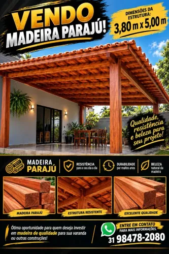 VENDO MADEIRA PARAJÚ