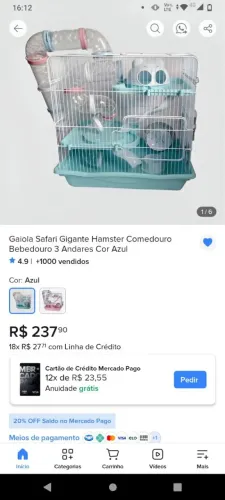 Casinha hamster 