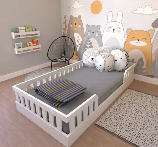 Cama montessoriana de solteiro