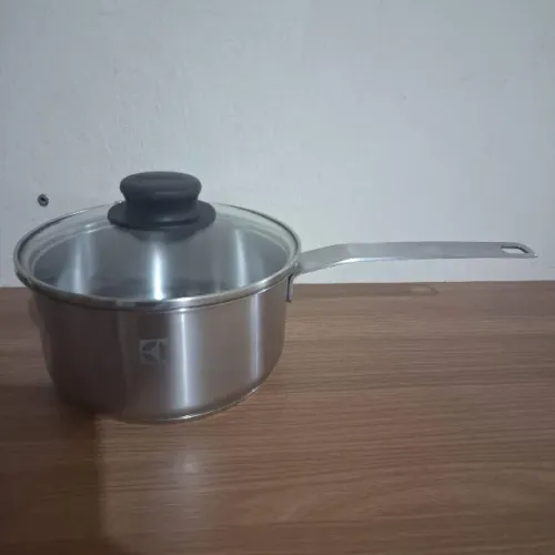 Electrolux 14cm 1,5l Fundo Triplo indução Aço inox Panela Caçarola Com Tampa Tramontina