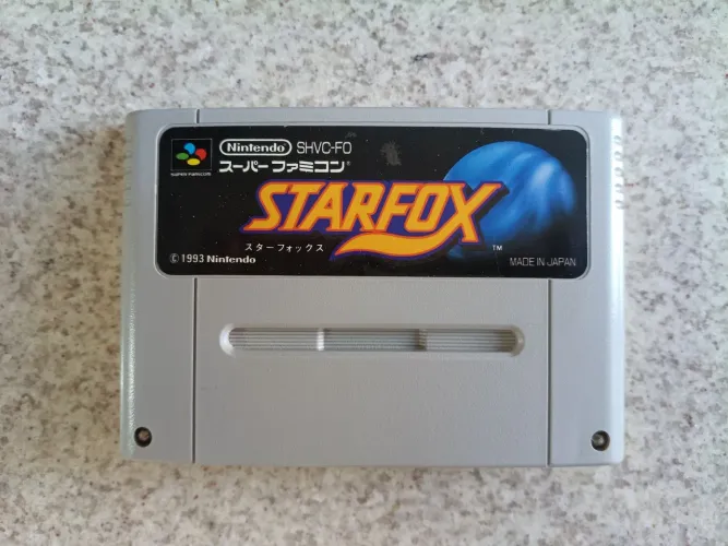 Cartucho Star Fox SNES Japonês Original