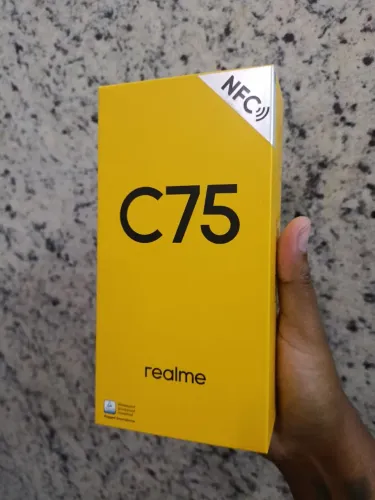 Realme c75 256 gigas na caixa completo