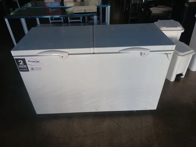 Freezer Horizontal 2 Tampas Fricon Dupla Ação 503 Litros