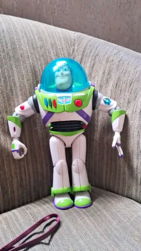 Boneco Buzz Lightyear Thinkway Toys Original Eletrônico Raro