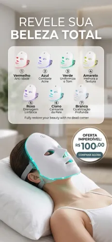 Máscara de LED para Terapia Facial (Terapia de Luz)