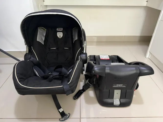 Bebê conforto Britax + base para carro - COMPLETO