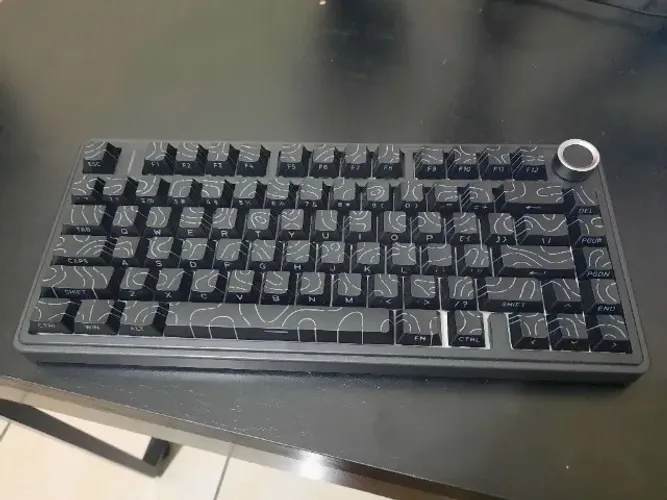 Keycaps topográficas