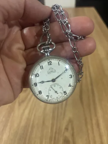 Relógio de bolso Mondaine Ancre (1960)  17 rubis Revisado